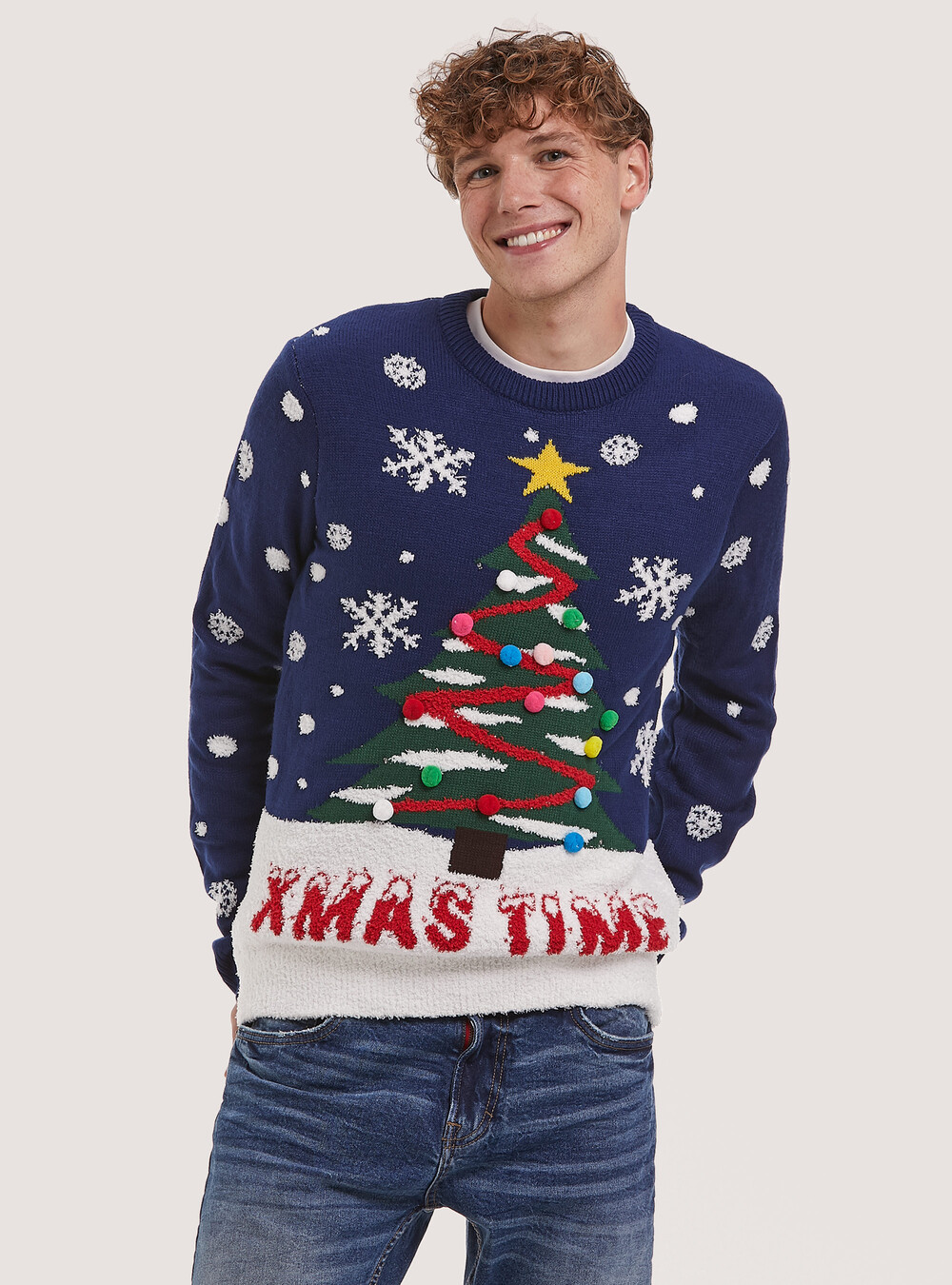 Pullover Christmas Family Collection con luci