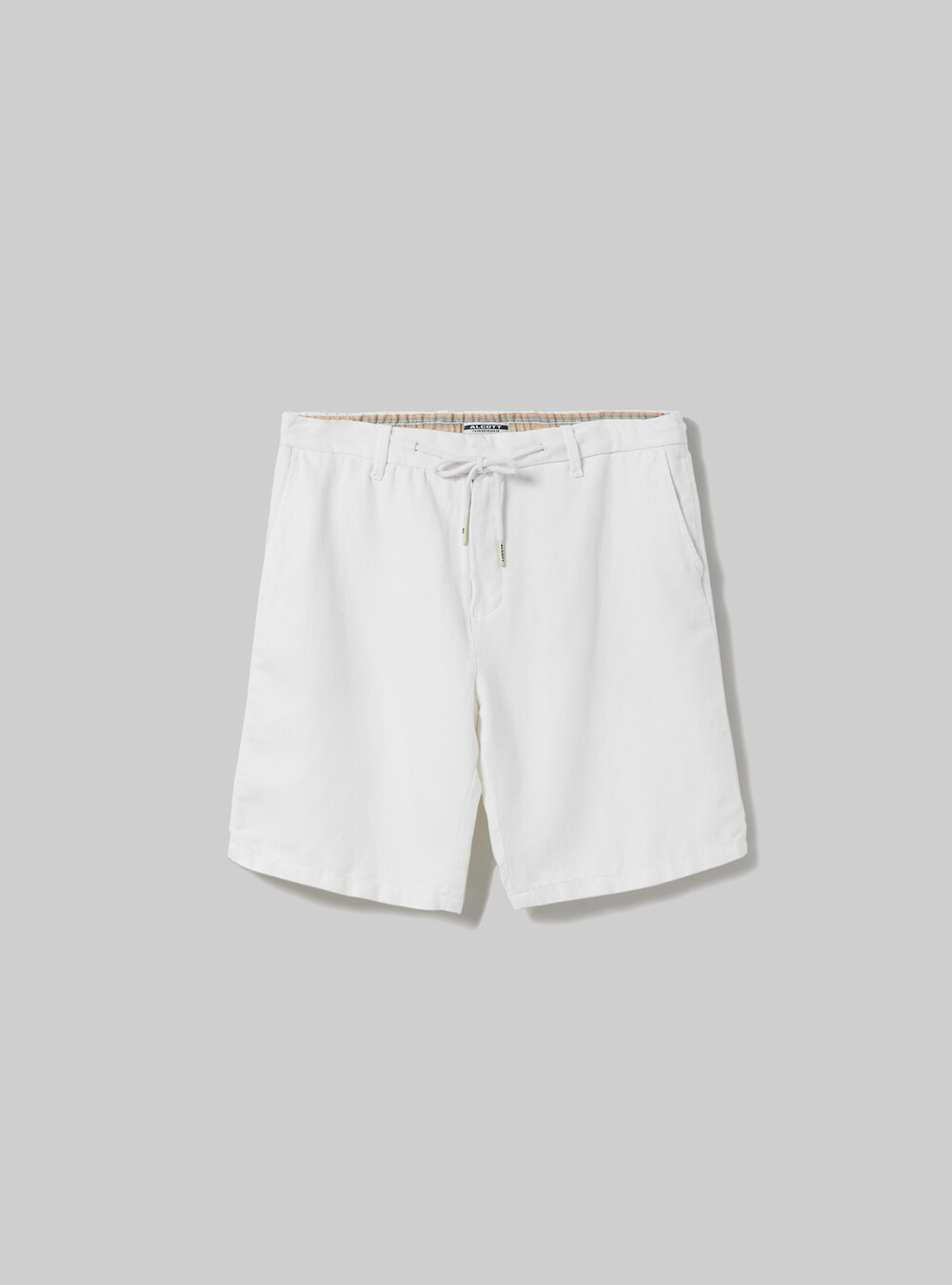 Linen-blend bermuda shorts with drawstring waist | Alcott | Shorts Uomo