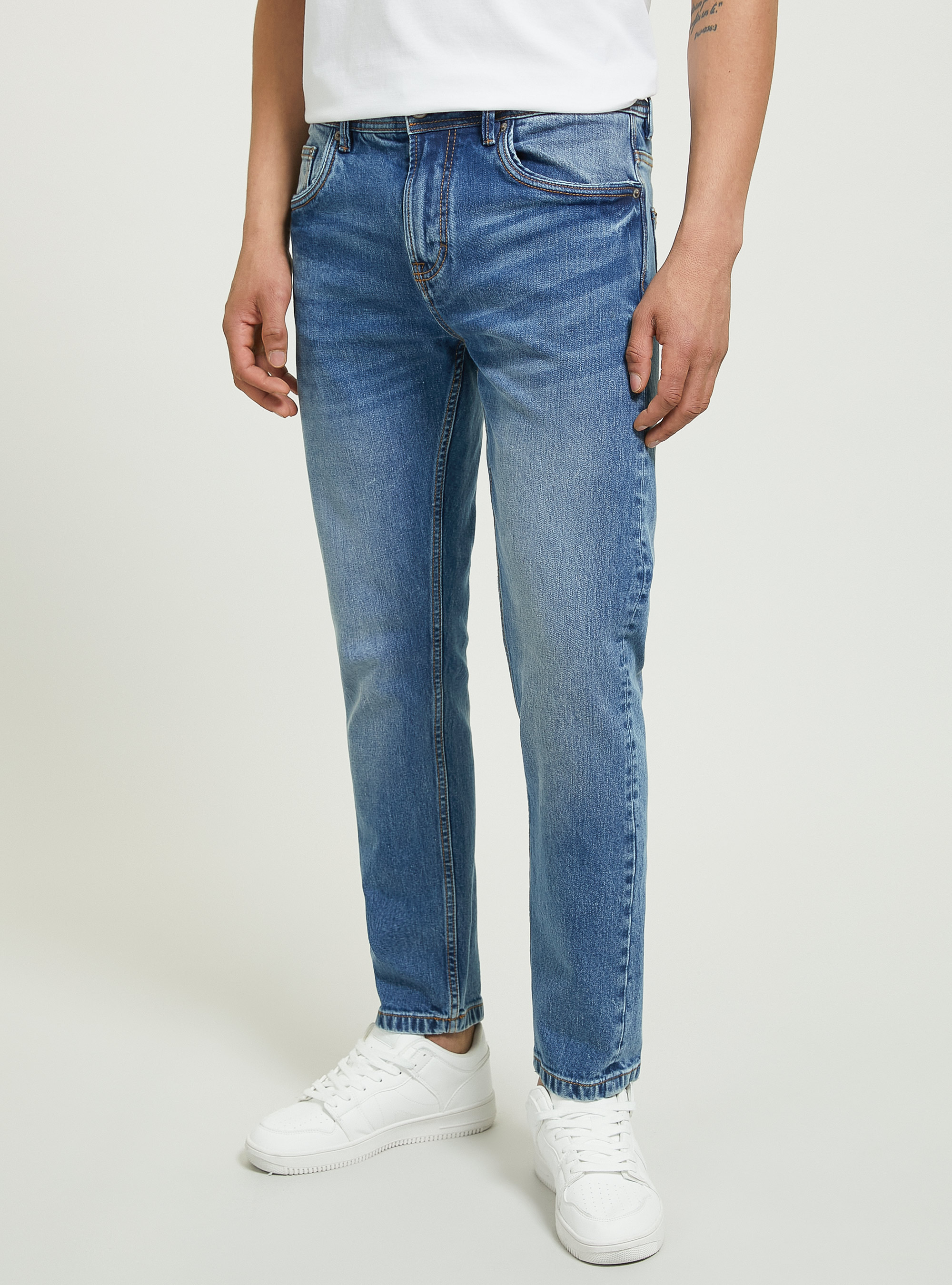 Jeans slim fit in cotone | Alcott | Slim Uomo